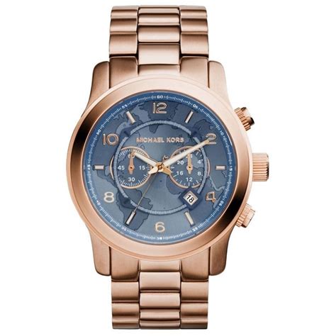 michael kors mens navy rose gold|Michael Kors rose gold.